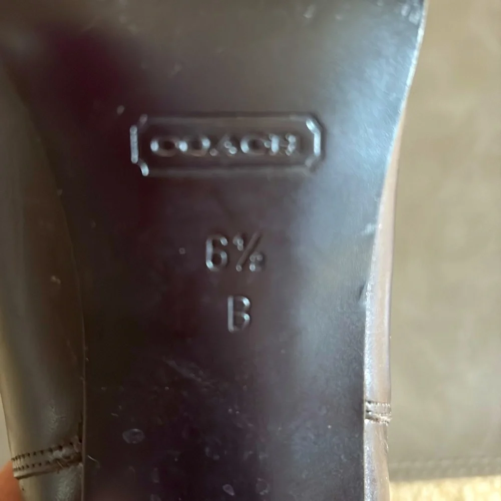 Coach Vintage Brown Ankle Booties